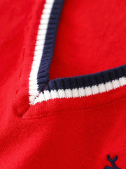 Boys Deer Sleeveless Knit Vest for Spring Autumn Winter