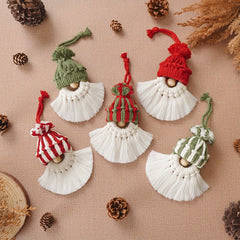DIY Macrame Christmas Gnomes Santa Claus Kit - Christmas Tree Decor