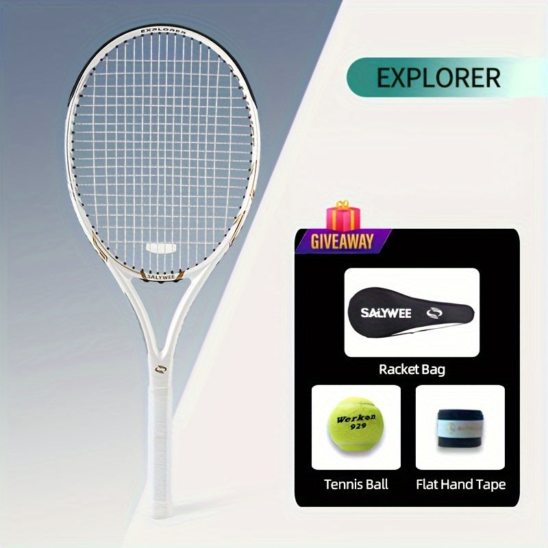SALYWEE 100 Full Carbon Fiber Tennis Racket + Bag