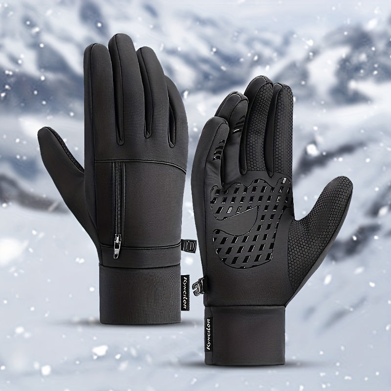 Unisex Non-slip Touch Screen Gloves Windproof Cycling Skiing Gloves