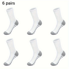 Thickened Padded Crew Socks Basketball Sweat-absorbing Outdoor Sports Socks