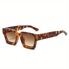 Square Sunglasses Casual Gradient Glasses for Summer Beach UV400