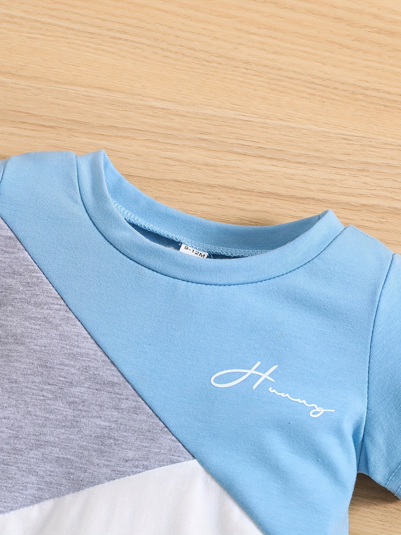 2pcs Baby Boys Short Sleeve Tees & Shorts Set Summer Clothes