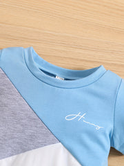 2pcs Baby Boys Short Sleeve Tees & Shorts Set Summer Clothes
