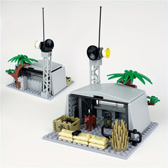 City Military Guard Tower Building Blocks Field Command Post Toys