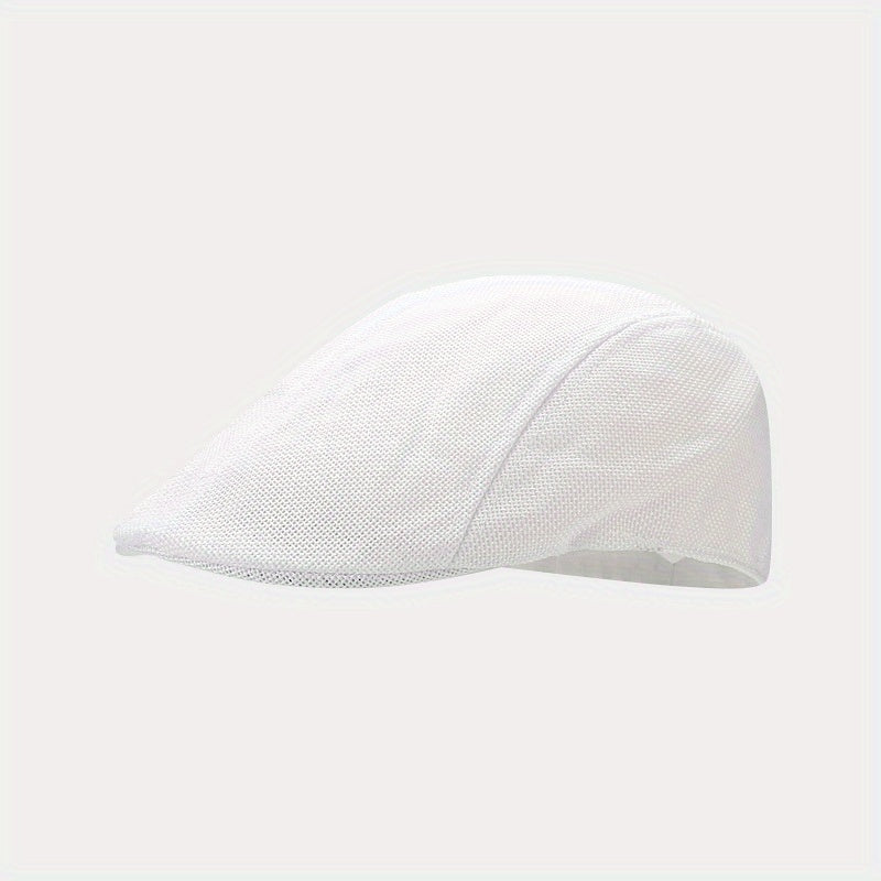 Adjustable Ear Protection Newsboy Cap for Dad Men Women Spring Autumn