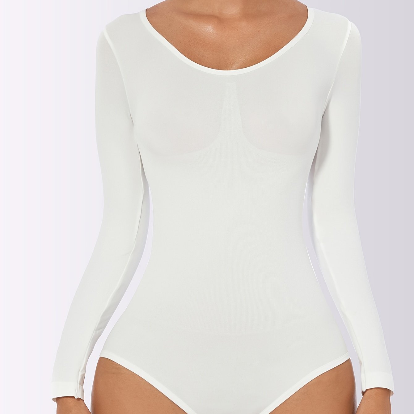 Women's Long Sleeve Tummy Control Butt Lifter Body Shaper
