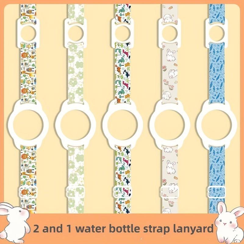 Adjustable Thermal Transfer Bottle Strap for Beverages Hands Convenience