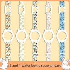 Adjustable Thermal Transfer Bottle Strap for Beverages Hands Convenience