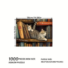 1000pcs Mini Jigsaw Puzzle for Adults High Difficulty DIY Art Decor Gift