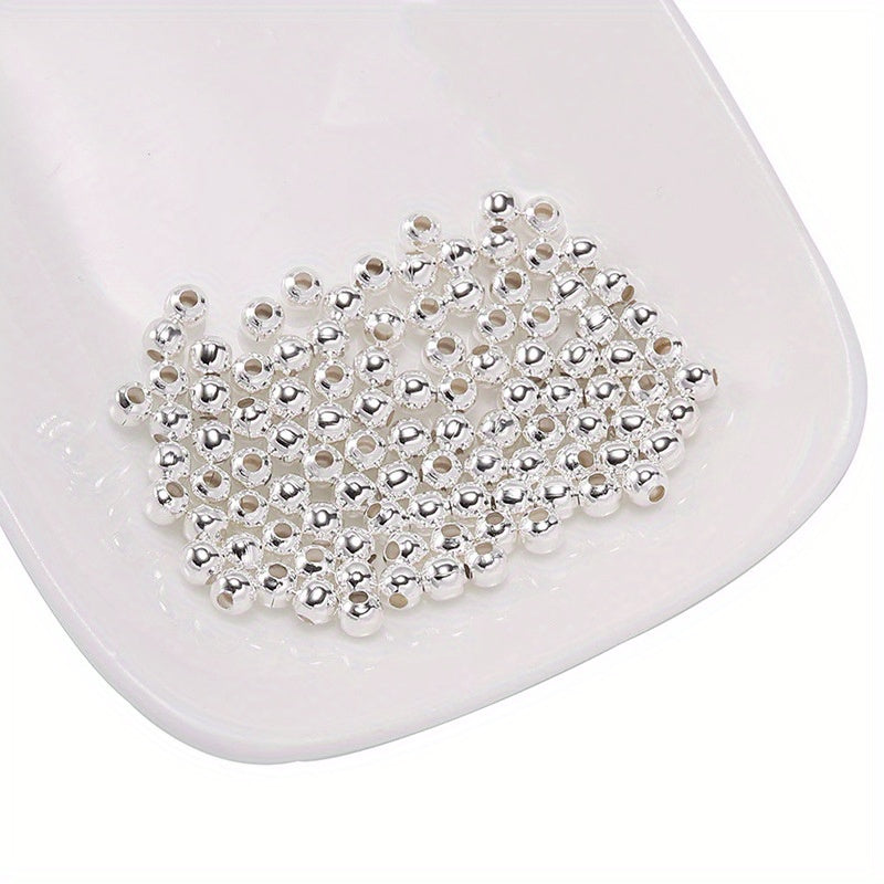 Perforated Iron Beads Round Beads Tube Position Beads DIY Jewelry