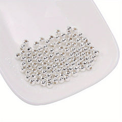 Perforated Iron Beads Round Beads Tube Position Beads DIY Jewelry