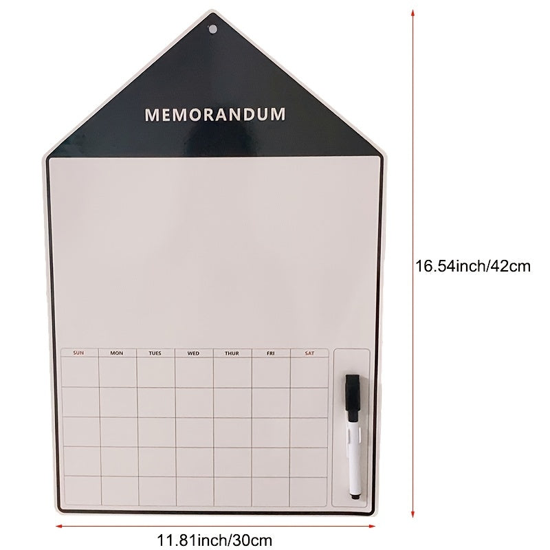 Magnetic Refrigerator Sticker Message Board A3 Weekly Monthly Planner