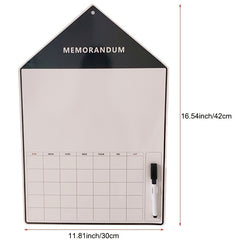 Magnetic Refrigerator Sticker Message Board A3 Weekly Monthly Planner