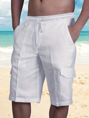 Men's Drawstring Cargo Shorts for Summer