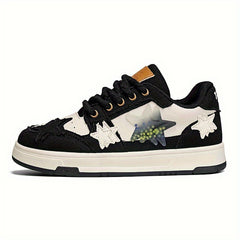Women's Star Patched Leisure Skate Shoes Anti slip Platform Sports Shoes
