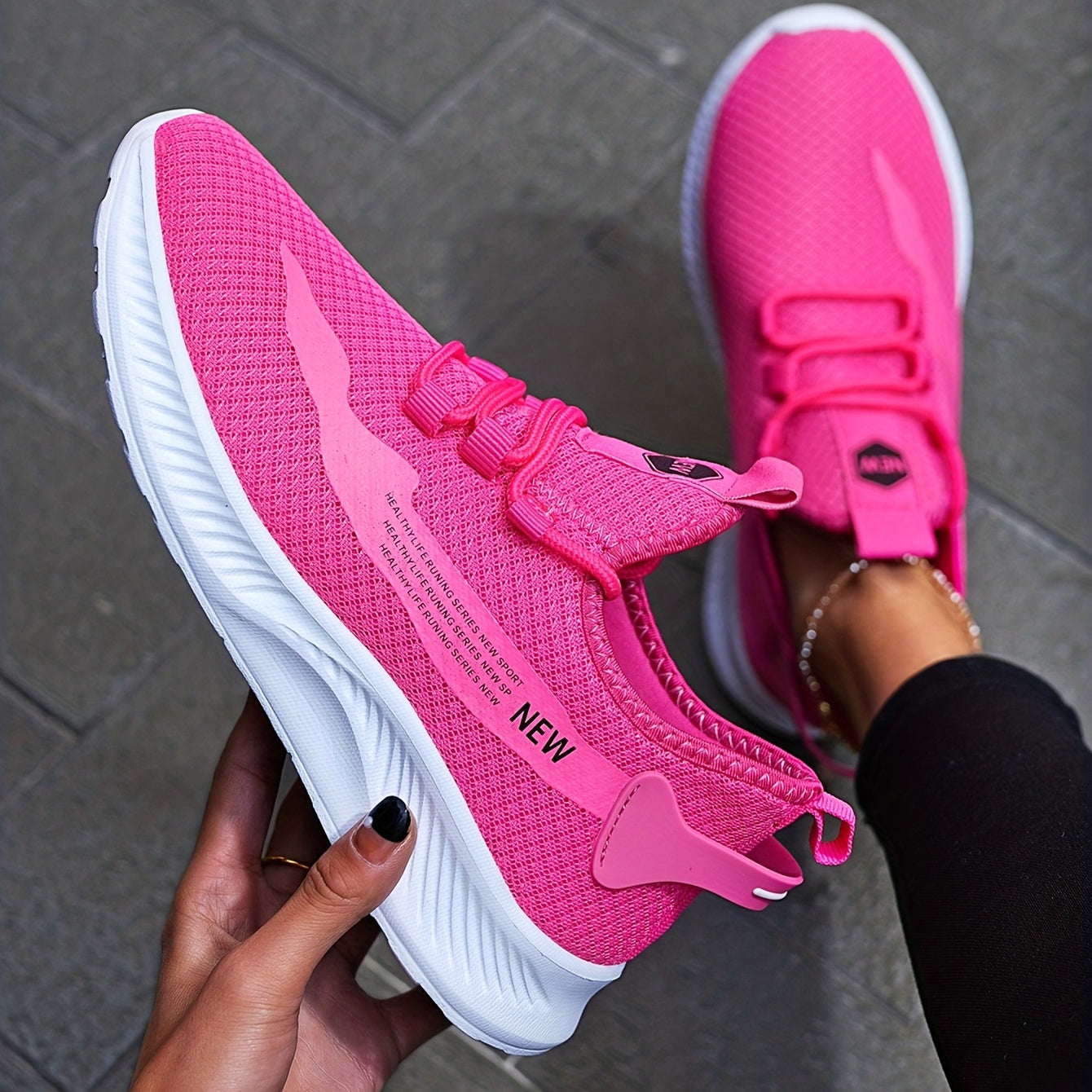 Women's Slip On Mesh Sneakers with Air Cushion Soft Sole