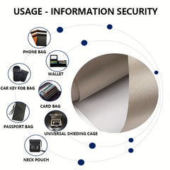 Self Adhesive Faraday Fabric Conductive Shielding for RFID EMF WiFi