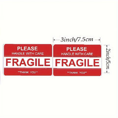 120pcs Crushable Stickers with Nursing Handle for Moving Glass