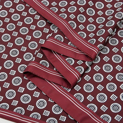 Men's Printed Twill Double Layer Scarf