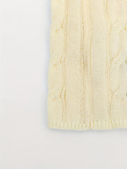 Textured Knitted Skirt Casual Slim Solid Women's Clothing