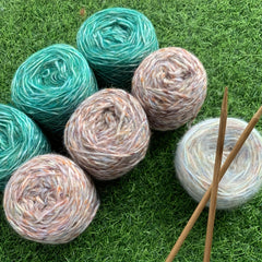 50g Colorful Spray Yarn DIY Wool Ball for Knitting Crochet Scarf Sweater
