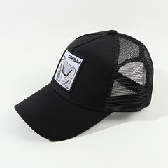 Animal Patch Embroidery Baseball Cap Lightweight & Adjustable Trucker Cap