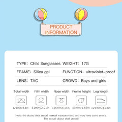 Children Polarized Sunglasses UV400 Retro Boy Girl Baby Accessories