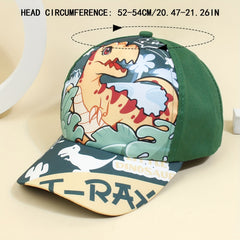 Kids Dinosaur Sports Baseball Cap Toddler Sunshade Cap Boys Girls