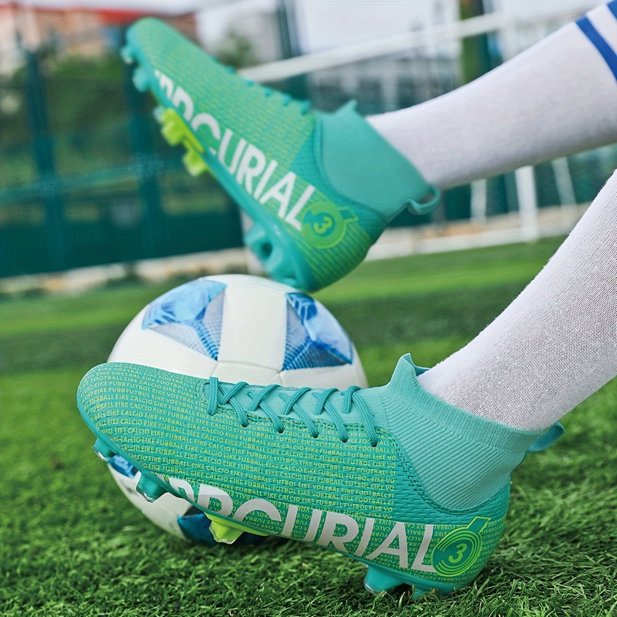 Men's Non Slip Soccer Shoes Outdoor Football Shoes Lightweight Breathable Cleats