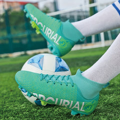 Men's Non Slip Soccer Shoes Outdoor Football Shoes Lightweight Breathable Cleats