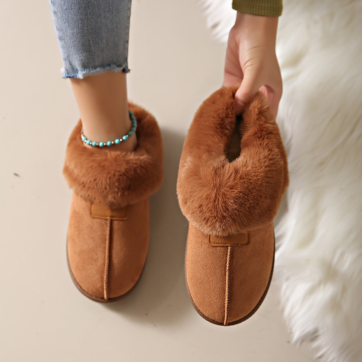 Women's Winter Snow Shoes Non-slip Thickened Warm Ankle Boots