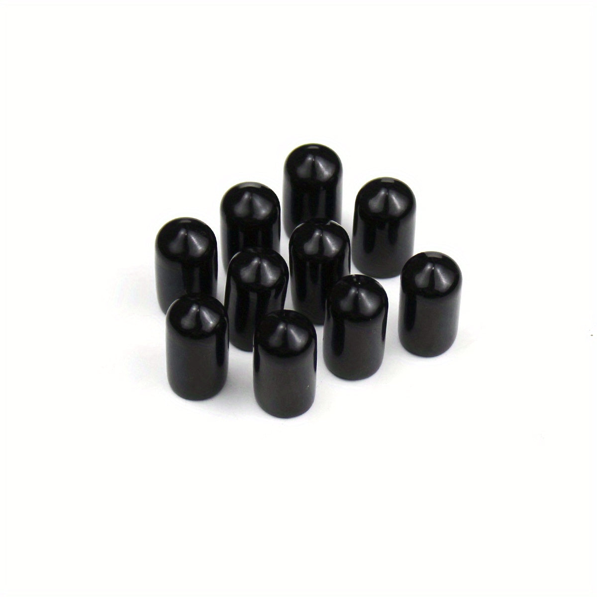 10pcs Billiard Cue Tip Cap Rubber Pool Tip Cover