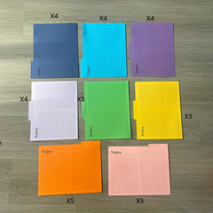 36pcs Paper 8 Notes Model File Bag Storage Contract Office Documents