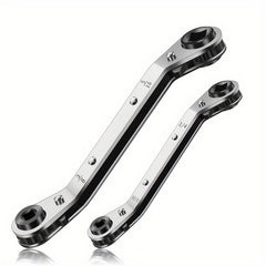 4pcs AC Valve Ratchet Wrench Hex Bit Adapter Repair Tool