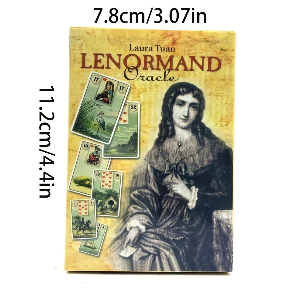 Lenormand Oracle Visions Divination Edition Tarot Deck Board Games