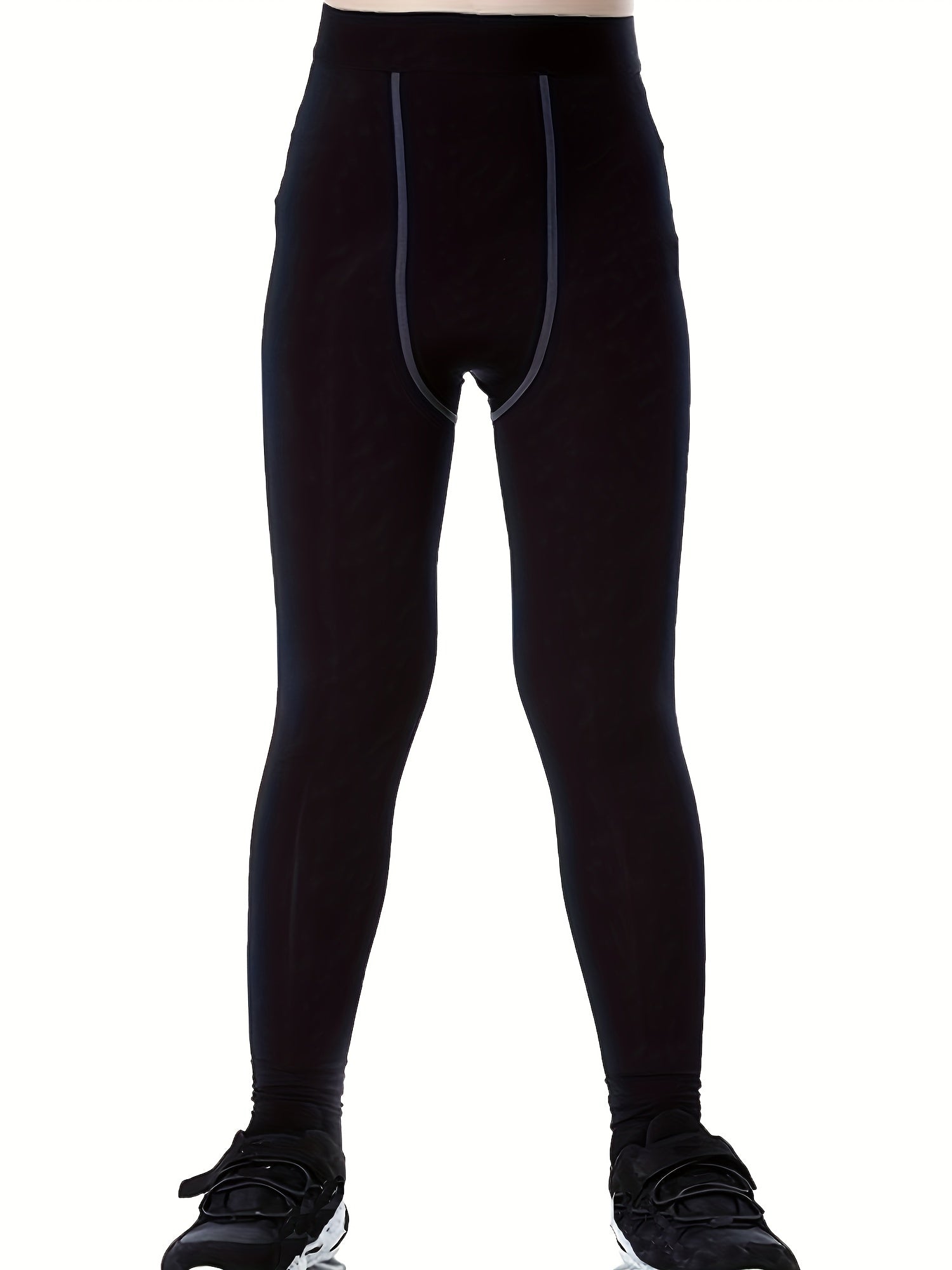 3pcs Boy's Compression Sports Leggings Slim Fit Pants Quick drying