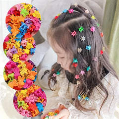 120pcs Mixed Cartoon Hair Clip for Girls Kids