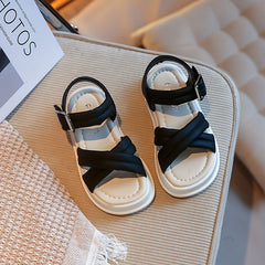 Girls' Breathable Open Toe Sandals Lightweight Anti Slip Comfortable Sandals