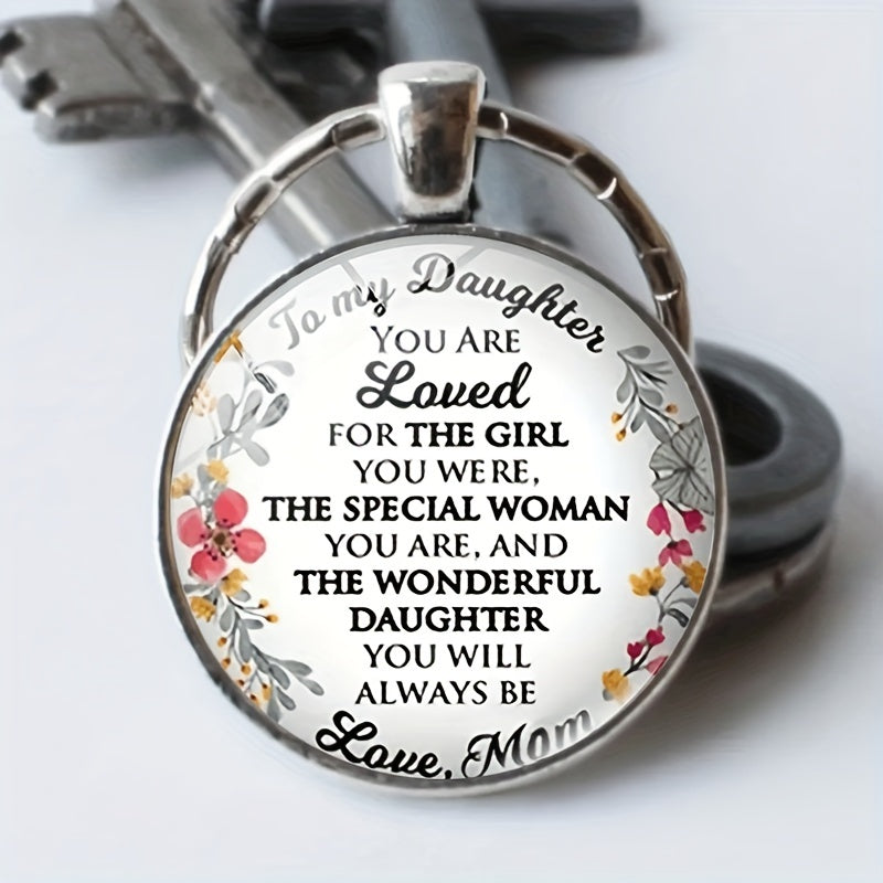Vintage Bag Keychain English Keychain Necklace for Boys and Girls