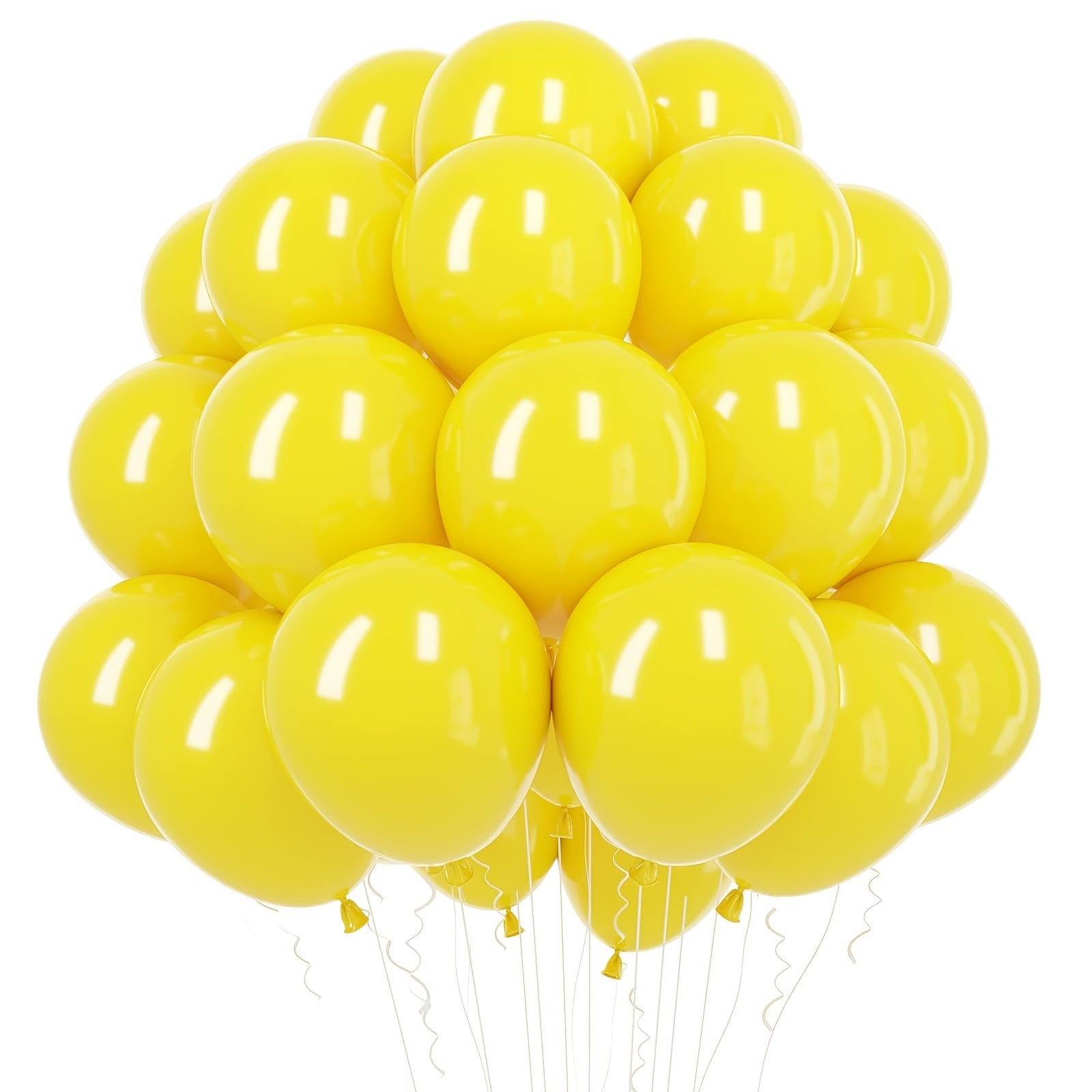 40 Yellow Party Balloons: 25 Balloons for Yellow Theme Party Decoration