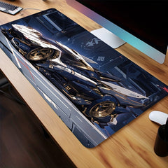 Anime Sports Car Long Mouse Pad Non-slip Waterproof Office Game Table Mat