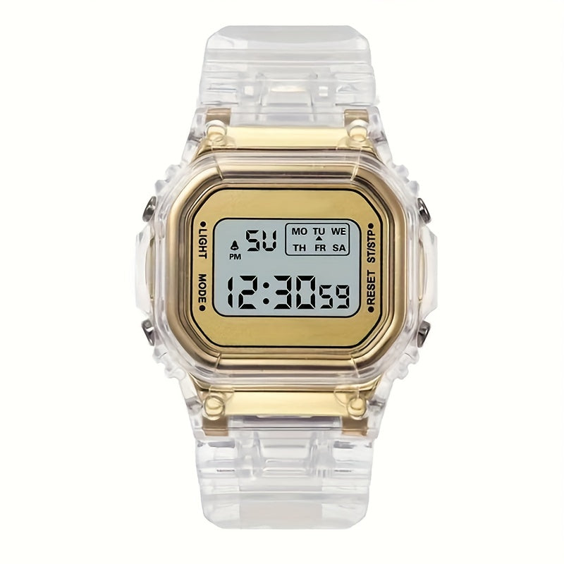 Square Electronic Watch High School Students Unicorn Version