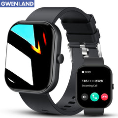 GWENLAND Smart Watch IP68 100 Sports Modes Pedometer Calorie Weather Stopwatch T