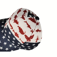 Pentagram Print Baseball Cap Block Unisex Sun Hat Adjustable