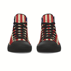 Men's Vintage Style High Top Canvas Skate Shoes