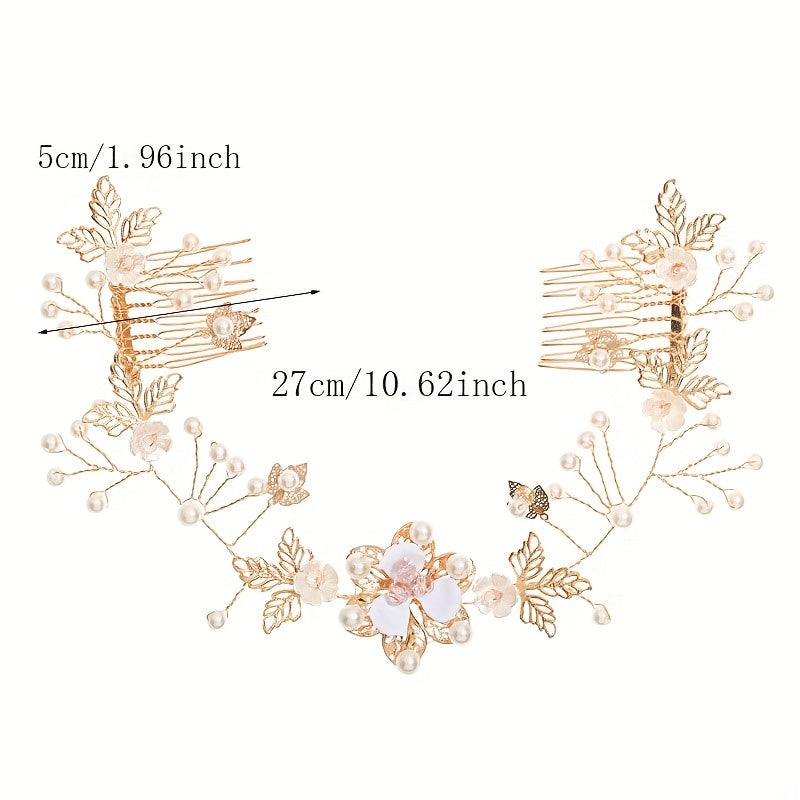 Faux Pearl Headband Bridal Hair Accessories