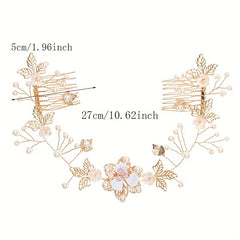 Faux Pearl Headband Bridal Hair Accessories