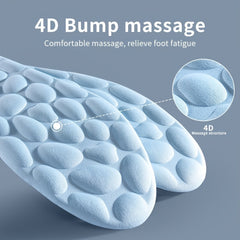 5D Massage Memory Foam Insoles for Shoes Sole Breathable Cushion