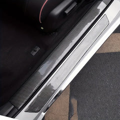 Car Door Entry Guards Carbon Fiber Scratch Cover Protector Strip